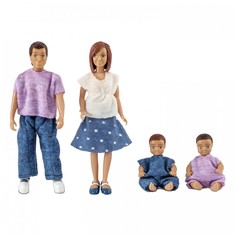 Куклы и одежда для кукол Lundby Куклы для домика семья с двумя малышами