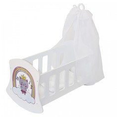 Кроватки для кукол Кроватка для куклы Paremo Люлька с балдахином Мимими Крошка Миу Мини