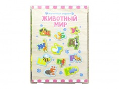 Деревянные игрушки Деревянная игрушка Paremo Игровой набор Магнитный алфавит Животный мир
