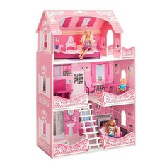 Кукольные домики и мебель Paremo Деревянный кукольный домик Розет Шери с мебелью (7 предметов)