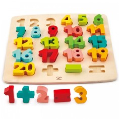 Деревянные игрушки Деревянная игрушка Hape Головоломка-мозаика Математическая