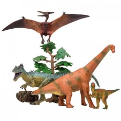 Игровые фигурки Masai Mara Набор Динозавры и драконы для детей серии Мир динозавров (7 предметов)