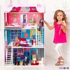 Кукольные домики и мебель Paremo Деревянный кукольный домик Вдохновение с мебелью (16 предметов)