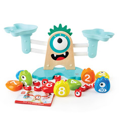 Развивающие игрушки Развивающая игрушка Hape Игрушечные весы Монстрики с брошюрой примеров на сложение и состав числа