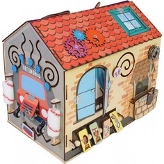 Деревянные игрушки Деревянная игрушка Paremo Бизиборд Чудный домик