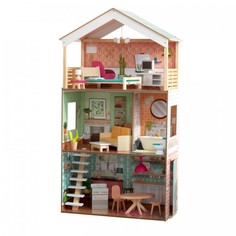 Кукольные домики и мебель KidKraft Кукольный домик Дотти интерактивный с мебелью (17 элементов)
