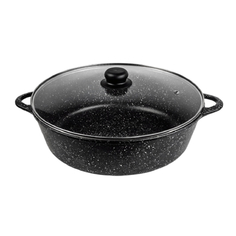 Посуда и инвентарь Горница Жаровня 260х95 мм 3.5 л с крышкой