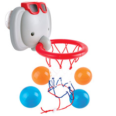 Игрушки для ванны Hape Игрушка для купания Баскетбольное кольцо Слоник