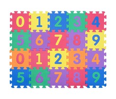 Игровые коврики Игровой коврик FunKids 6" Цифры-4, толщина 15мм KB-002-6-NT