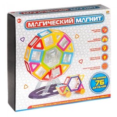 Конструкторы Конструктор ABtoys Магический магнит (76 предметов)