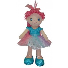 Куклы и одежда для кукол ABtoys Кукла с розовыми волосами в голубой пачке 20 см