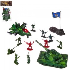 Игровые наборы ABtoys Игровой набор Боевая сила Танк и истребитель с акссесуарами