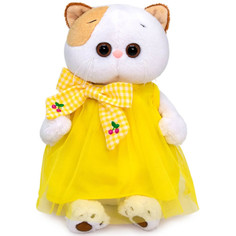 Мягкие игрушки Мягкая игрушка Budi Basa Ли-Ли в желтом платье с бантом 24 см