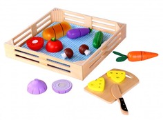 Деревянные игрушки Деревянная игрушка Tooky Toy Набор Овощи TKI015