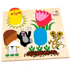 Деревянные игрушки Деревянная игрушка Mertens Пазл-сортер Маленький крот