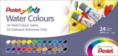 Краски Pentel Акварель Water Colours 24 цвета