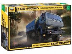 Сборные модели Звезда Модель Российский трехосный грузовик К-5350 Мустанг