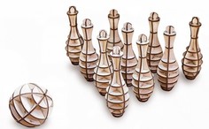 Сборные модели Eco Wood Art 3D Боулинг Мини