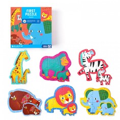 Пазлы Tooky Toy Первый пазл Дикие животные