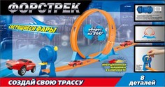 Машины 1 Toy Форстрек автодром: 1 машинка, вираж, спидометр