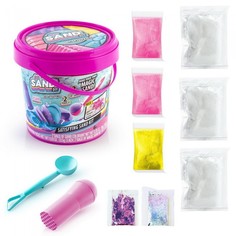 Наборы для творчества Canal Toys Набор для изготовления песчаного слайма So Sand DIY в ведерке