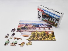 Пазлы Нескучные Игры Деревянный пазл Citypuzzles Прага
