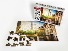 Пазлы Нескучные Игры Деревянный пазл Citypuzzles Париж