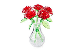 Пазлы Crystal Puzzle 3D головоломка Букет в вазе 90352