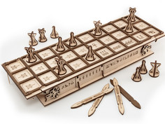 Сборные модели Eco Wood Art Конструктор деревянный 3D Gameset Ур и Сенет