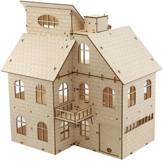 Сборные модели Eco Wood Art Сборная модель 3D Ewa Кукольный дом с лифтом