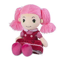 Куклы и одежда для кукол Maxitoys Кукла Стильняшка в розовом платье 40 см