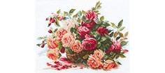 Наборы для вышивания Алиса-К Набор для вышивания Розы 40х30 см
