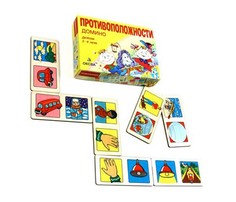 Деревянные игрушки Деревянная игрушка Оксва Домино Противоположности