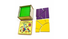 Деревянные игрушки Деревянная игрушка Оксва Сложи квадрат 3 категория сложности Элит