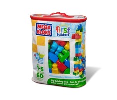 Конструкторы Конструктор Mega Bloks First Builders Большой конструктор 60 деталей