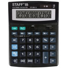 Канцелярия Staff Калькулятор настольный STF-888-16 16 разрядов
