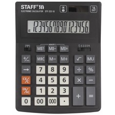 Канцелярия Staff Калькулятор настольный Plus STF-333 16 разрядов