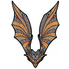 Деревянные игрушки Деревянная игрушка Eco Wood Art Фигурный пазл Летучая Мышь S 27x20 см
