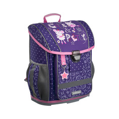 Школьные рюкзаки ErichKrause Ученический ранец с пластиковым дном ErgoLine Cute&Pretty 16 л