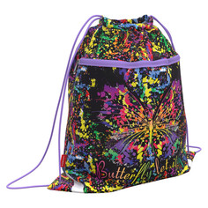 Мешки для обуви ErichKrause Мешок для обуви с карманом на молнии Butterfly 500х410 мм