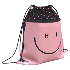 Мешки для обуви ErichKrause Мешок для обуви с карманом на молнии Smile 500х410 мм