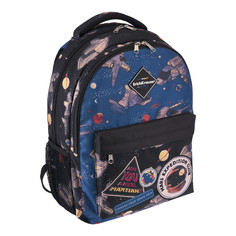 Школьные рюкзаки ErichKrause Ученический рюкзак с двумя отделениями и грудной перемычкой EasyLine Red Planet 20 л
