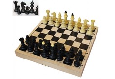 Настольные игры ВладСпортПром Настольная игра Шахматы с шахматной доской 29х29 см