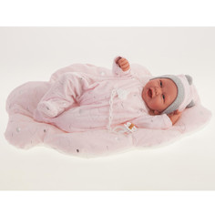 Куклы и одежда для кукол Munecas Antonio Juan Кукла младенец Паула в розовом мягконабивная 40 см