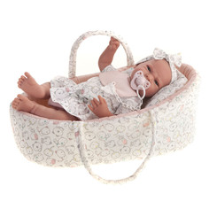 Куклы и одежда для кукол Munecas Antonio Juan Кукла младенец Джесси в сером мягконабивная 40 см