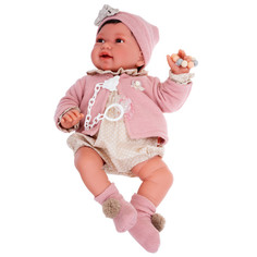 Куклы и одежда для кукол Munecas Antonio Juan Кукла малышка Елена в розовом 40 см