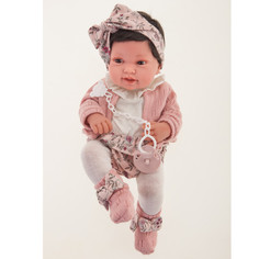 Куклы и одежда для кукол Munecas Antonio Juan Кукла пупс Беатриц в розовом 42 см