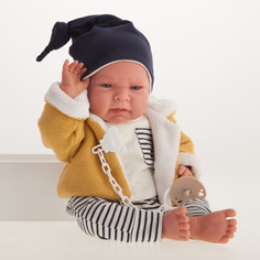Куклы и одежда для кукол Munecas Antonio Juan Кукла малыш Лео в желтом 40 см