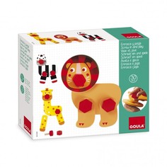 Деревянные игрушки Деревянная игрушка Goula Конструктор Вкручивай и играй