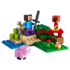 Конструктор Lego Minecraft 21177 Лего Майнкрафт Засада Крипера
